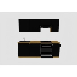 Cocina completa 220 cms Gama Economica ref-205C Cocina completa 220 cms Gama Economica ref-205C