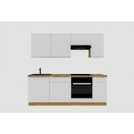 Cocina completa 220 cms Gama Economica ref-205C Cocina completa 220 cms Gama Economica ref-205C