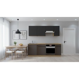 Cocina completa 220 cms Gama Economica ref-205C Cocina completa 220 cms Gama Economica ref-205C