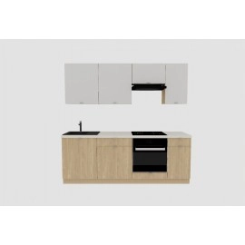 Cocina completa 220 cms Gama Economica ref-205D Cocina completa 220 cms Gama Economica ref-205D