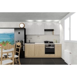 Cocina completa 220 cms Gama Economica ref-205D