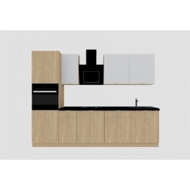 Cocina completa 280 cms Gama Economica ref-207D Cocina completa 280 cms Gama Economica ref-207D
