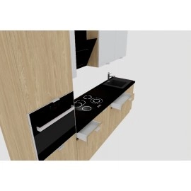 Cocina completa 280 cms Gama Economica ref-207D Cocina completa 280 cms Gama Economica ref-207D