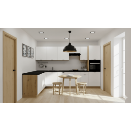 Cocina en L completa 340 y 200 cms Gama Economica ref-211a Cocina en L completa 340 y 200 cms Gama Economica ref-211a