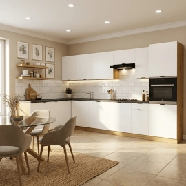 Cocina en L completa 340 y 200 cms Gama Economica ref-211a