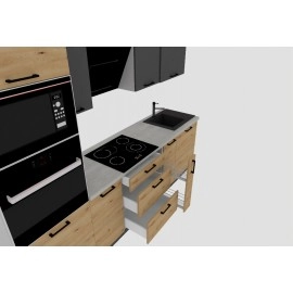Cocina completa 265 cms Gama Media ref-402F Cocina completa 265 cms Gama Media ref-402F