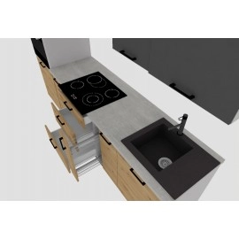 Cocina completa 265 cms Gama Media ref-402F Cocina completa 265 cms Gama Media ref-402F
