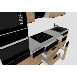Cocina completa 265 cms Gama Media ref-402C Cocina completa 265 cms Gama Media ref-402C