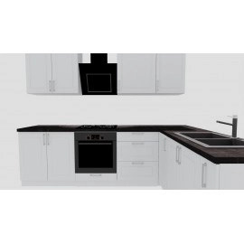 Cocina en L completa 200 y 260 cms Gama Media ref-405d