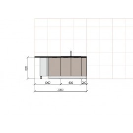 Cocina en L completa 200 y 260 cms Gama Media ref-405a