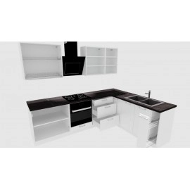 Cocina en L completa 200 y 260 cms Gama Media ref-405c