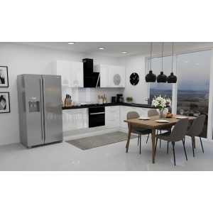 Cocina en L completa 200 y 260 cms Gama Media ref-405c