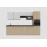 Cocina completa 300 cms Gama Economica ref-46d