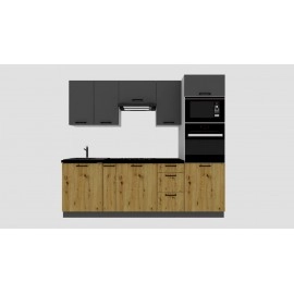 Cocina completa 240 cms Gama Media ref-61C Cocina completa 240 cms Gama Media ref-61C