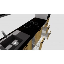 Cocina completa 240 cms Gama Media ref-61C Cocina completa 240 cms Gama Media ref-61C