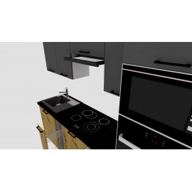 Cocina completa 240 cms Gama Media ref-61C Cocina completa 240 cms Gama Media ref-61C