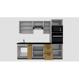 Cocina completa 240 cms Gama Media ref-61C Cocina completa 240 cms Gama Media ref-61C