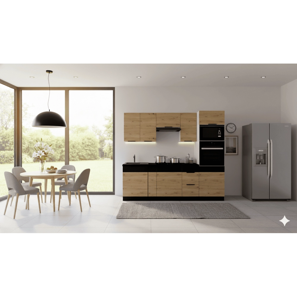 Cocina completa 240 cms Gama Media ref-61D Cocina completa 240 cms Gama Media ref-61D