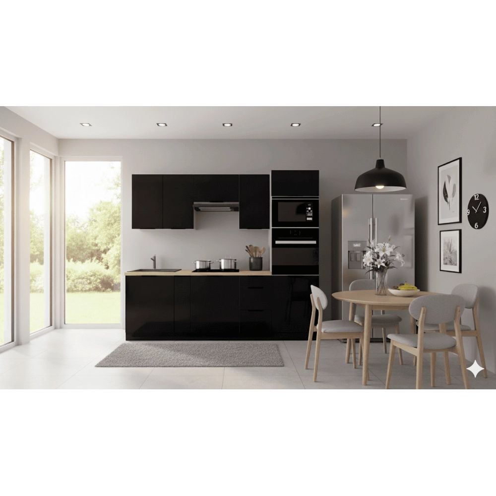 Cocina completa 240 cms Gama Media ref-61A Cocina completa 240 cms Gama Media ref-61A
