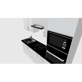 Cocina completa 240 cms Gama Media ref-61F Cocina completa 240 cms Gama Media ref-61F