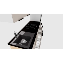 Cocina completa 240 cms Gama Media ref-61E Cocina completa 240 cms Gama Media ref-61E