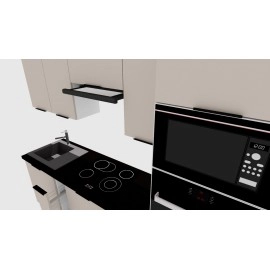 Cocina completa 240 cms Gama Media ref-61E Cocina completa 240 cms Gama Media ref-61E