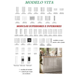 Modulos para cocinas color blanco brillo gama media presupuesto gratuito ref-23 MODELO VITA Modulos para cocinas color blanco brillo gama media presupuesto gratuito ref-23 MODELO VITA