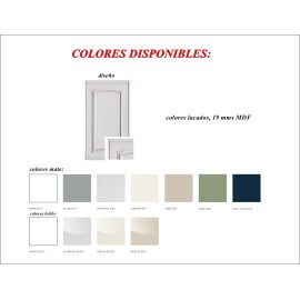 Modulos para cocinas varios colores gama premium presupuesto gratuito ref-77 MODELO ANNA