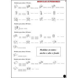 Modulos para cocinas varios colores gama premium presupuesto gratuito ref-89 MODELO NAOMI